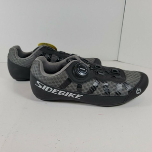 Sidebike SG001 Road Bike Cycling Shoes‎ Black Solid Size 39, US Size 7 NEW